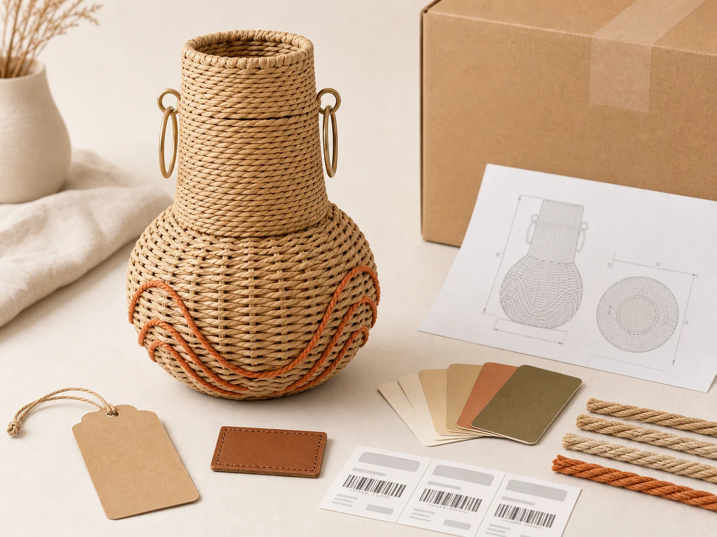 Custom woven storage sourcing inquiry for OEM ODM buyers