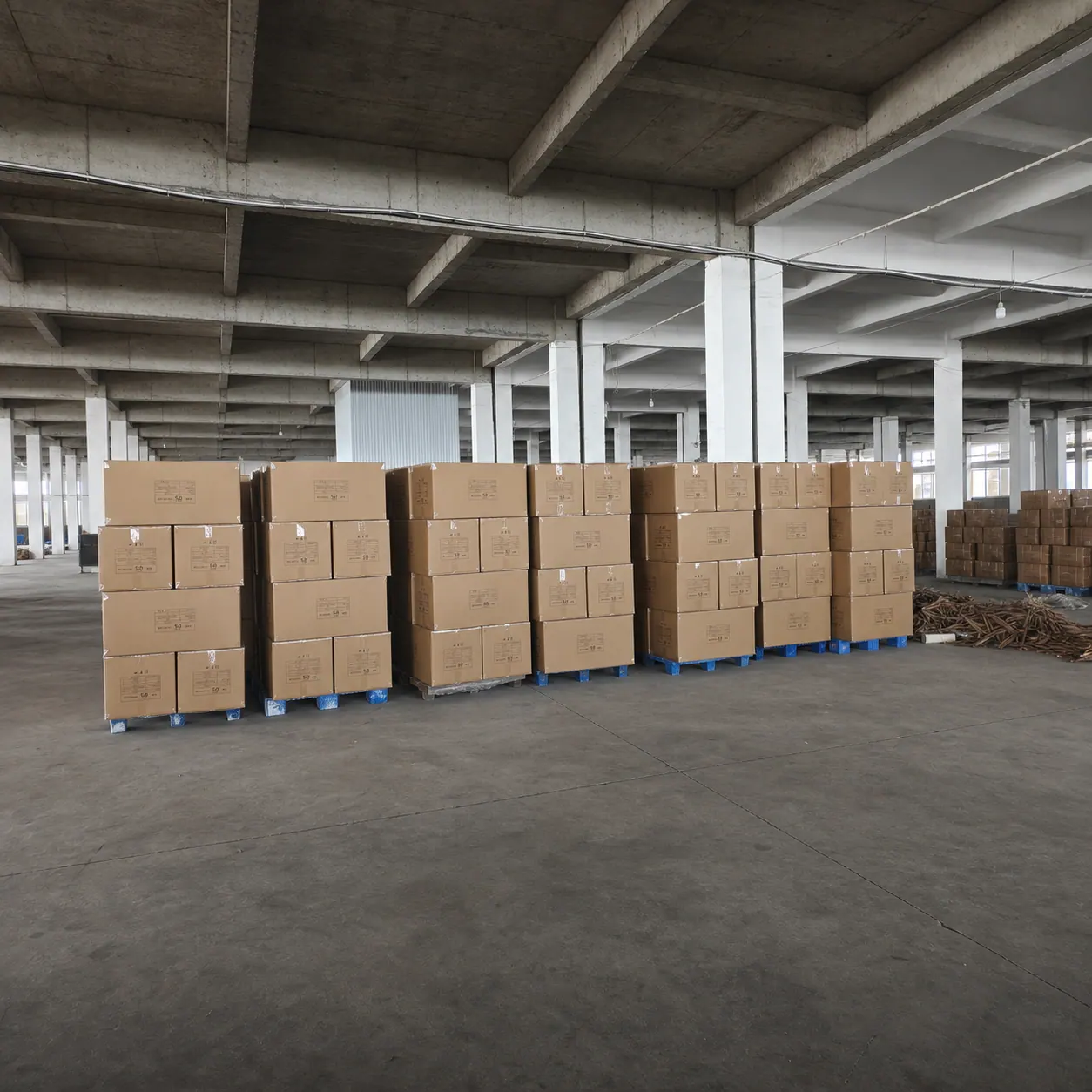 Warehouse & shipment production process 1 at JINZHAO CRAFT woven storage factory